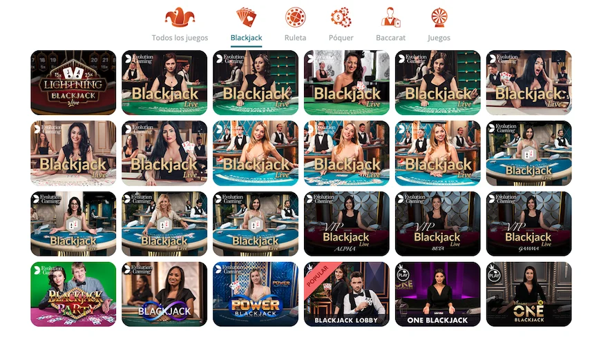 Proveedores de Juegos